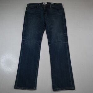 Frame 36x32 LHomme Slim Light Wash‎ Stretch Denim Mens Jeans